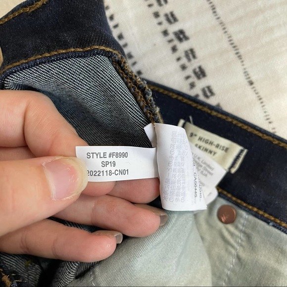 NEW Madewell 9" Mid-Rise Skinny Jeans Larkspur 1X/2X - Picture 11 of 12